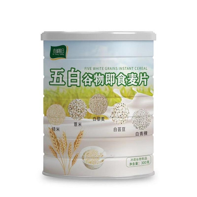 Gucheng Holiday Five White Grain Oatmeal 300g 1 can