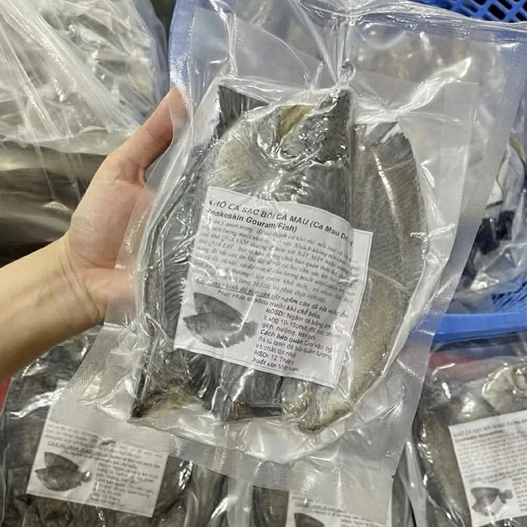1000g Khô Cá Sặc Phơi Khô thơm hấp dẫn, vị vừa ăn, béo - 2 bich 2 gói