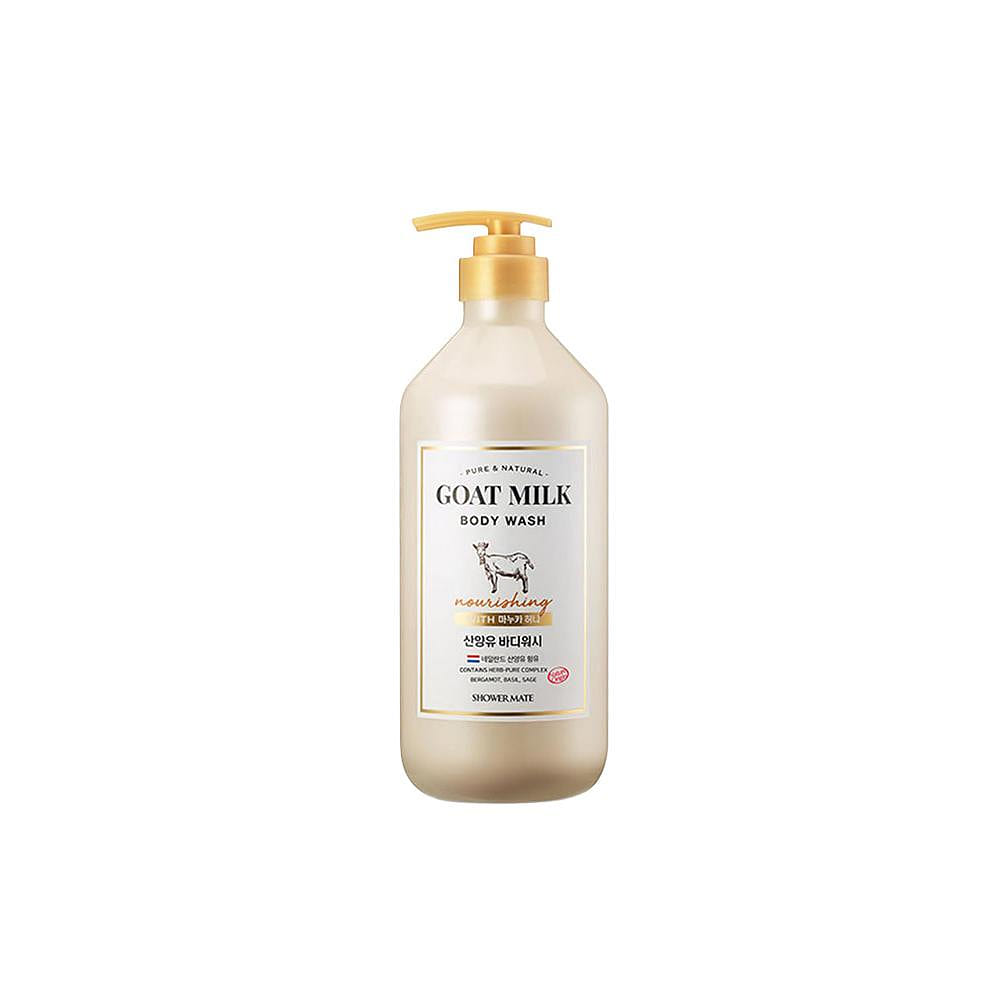 Shower Mate Goat Milk Body Wash-Manuka Honey 800mL 1 each