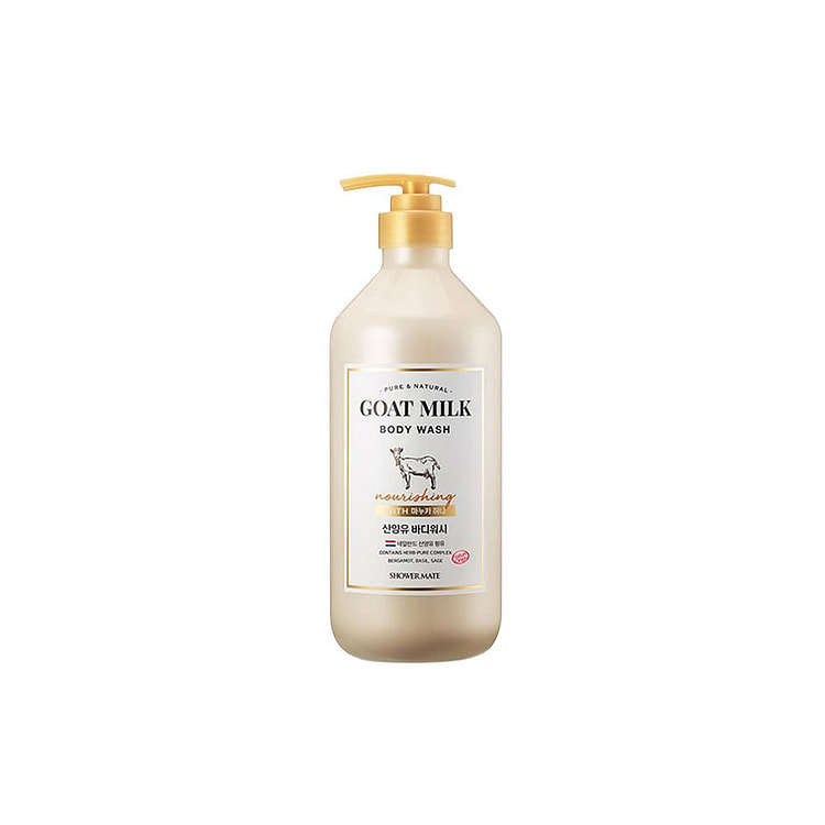 Shower Mate Goat Milk Body Wash-Manuka Honey 800mL 1 each