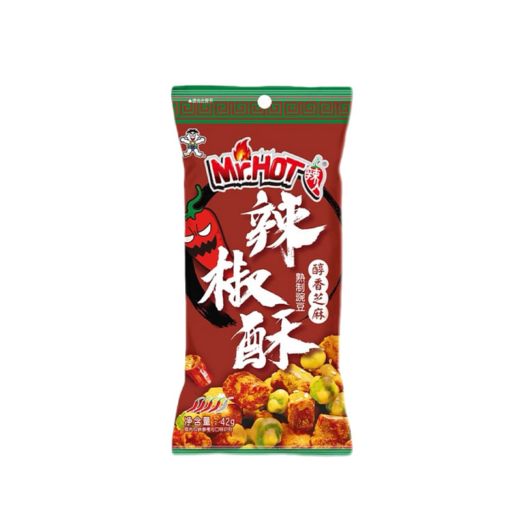 Mr.Ho Chili Crisp Pungent And Spicy Snacks 42g*3