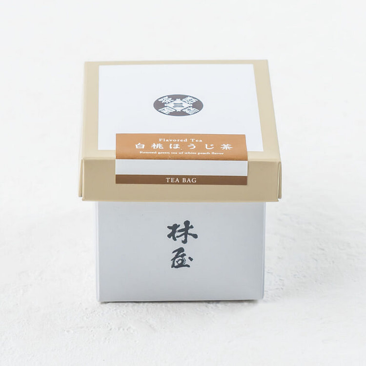 hayashiya white peach roasted tea 1.5gx5 bags