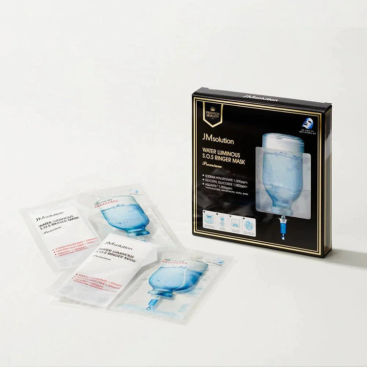 JM SOLUTION Water Luminous S.O.S Ringer Mask Premium 5Pcs