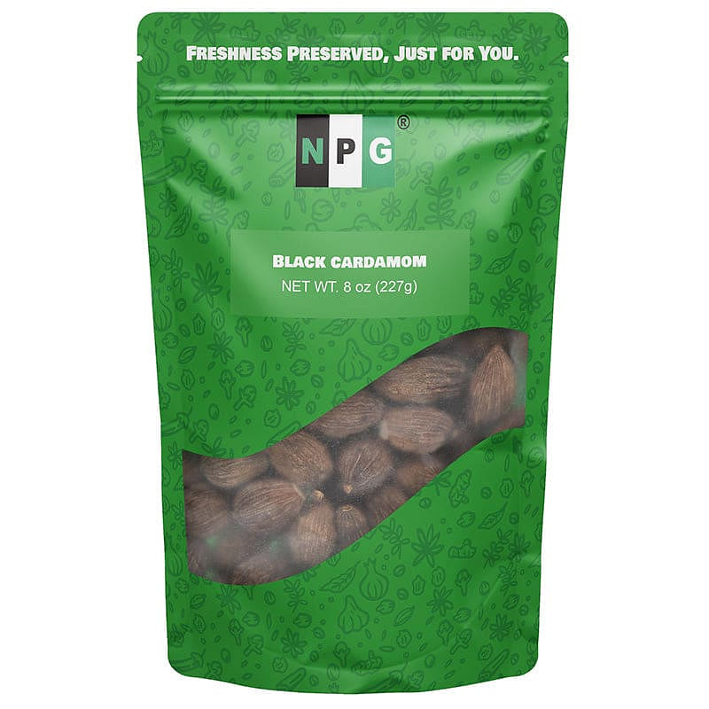 NPG Black Cardamom Whole, Caoguo 8 Oz 227 g