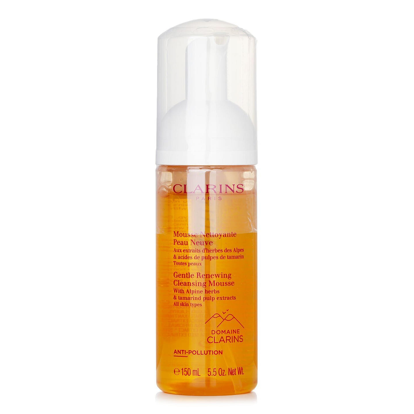 Clarins Gentle Renewing Cleansing Mousse with Alpine Herbs & Tamarind Pulp Extracts 150ml/5.5oz 150 ml