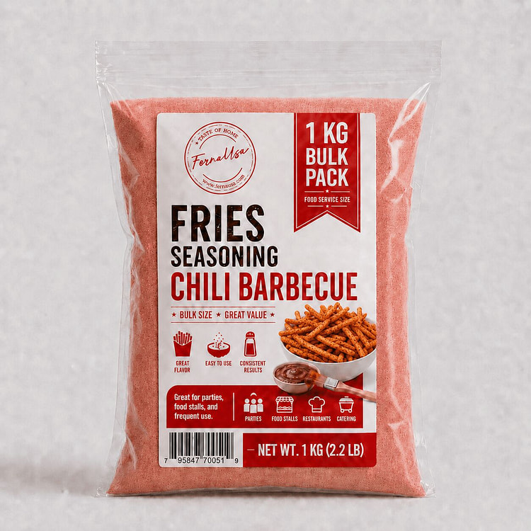 Ferna Filipino Fries Seasoning - Chili BBQ 1KG 160 g