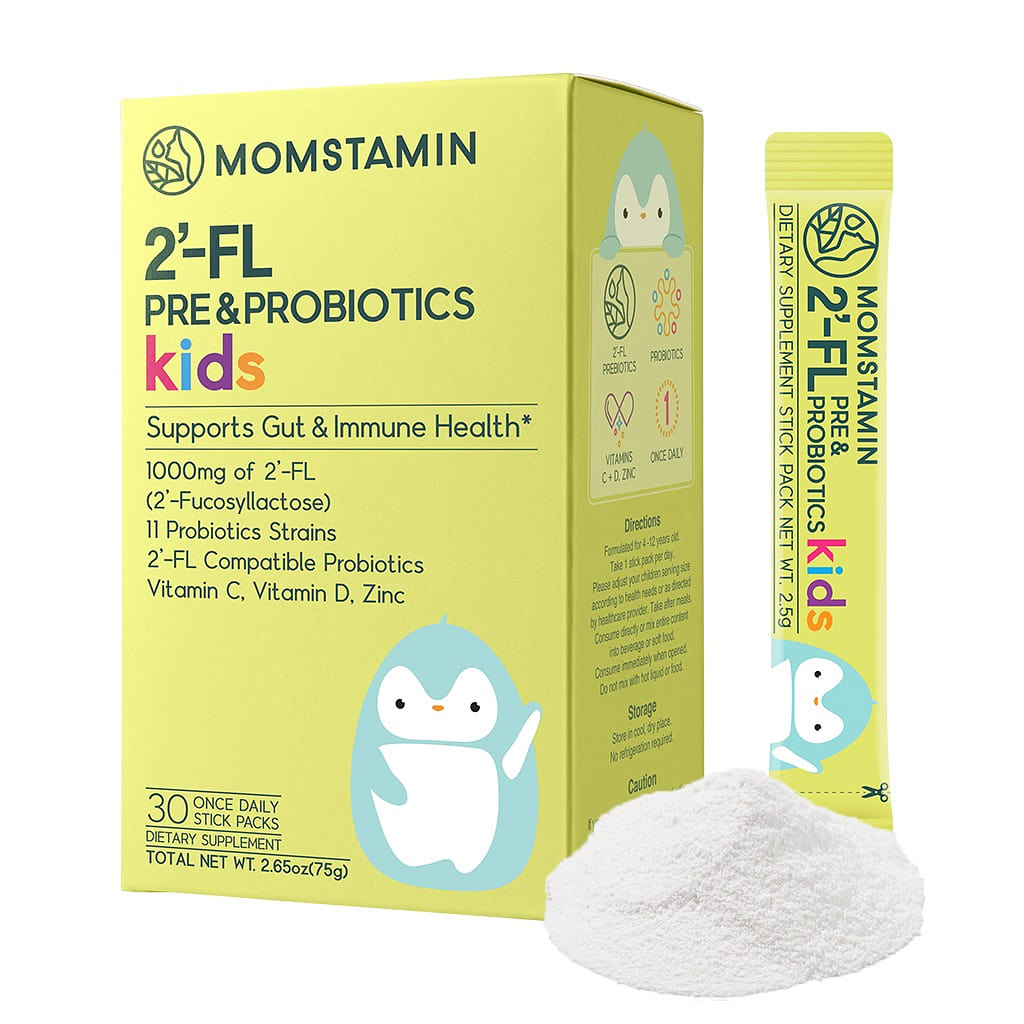 MOMSTAMIN 2′-FL HMO Prebiotics & Probiotics Powder, 1000mg HMO, IBS Relief Kid 1 case