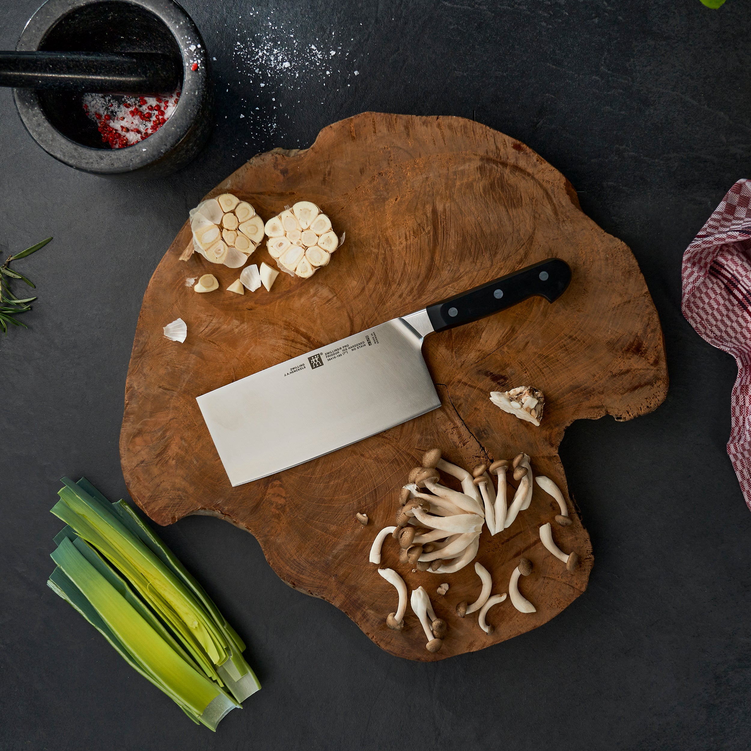 neihaiつる ZWILLING Pro 7-inch Chinese Chef's Knife Vegetable Cleaver - Weee!