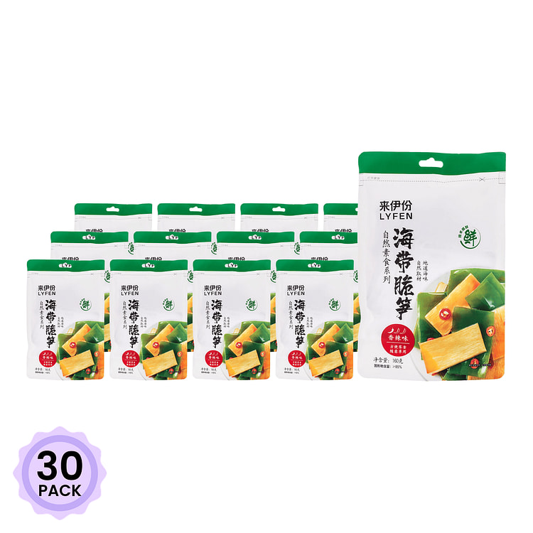 Lyfen タケノコと昆布 160 グラム*30 パック