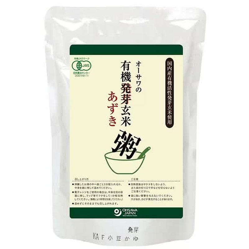 Ohsawa Sprouted Brown Rice Azuki Bean Porridge200g 1 each