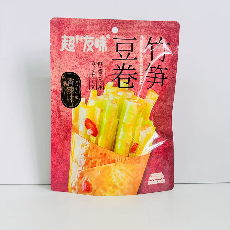 Spicy bamboo shoot and bean rolls 100g*1 bag