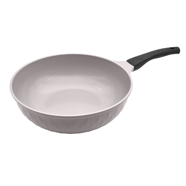 Ace Cook 30 cm (11") Gray  Ceramic Wok 2.4 lb