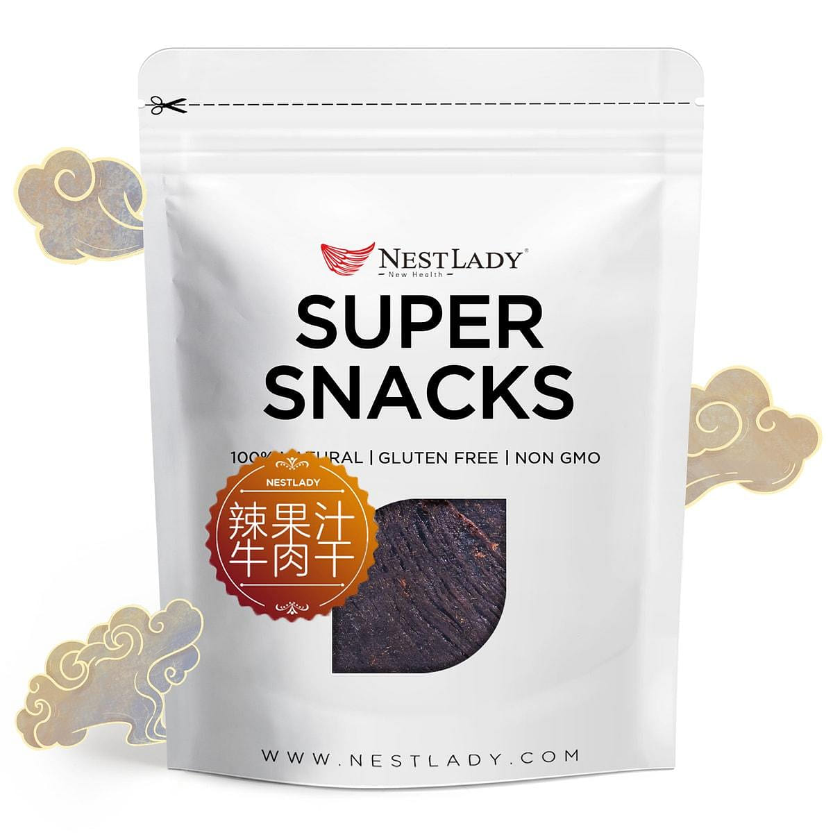 NESTLADY SPICY FRUIT FLAVORED BEEF JERKY 75g 1 count