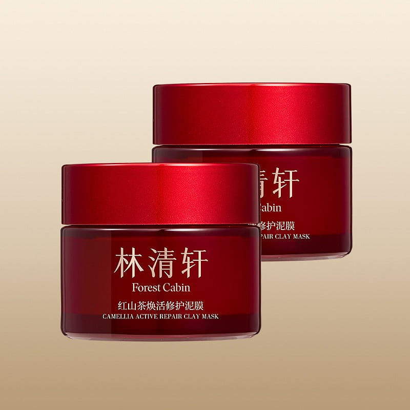 Lin Qing Xuan Camellia Revitalization and Repair Mud Mask 105g 2 can