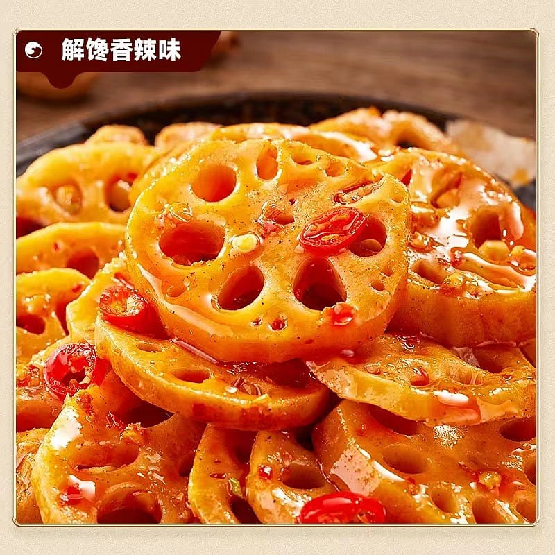 [Bibizan] Spicy flavored marinated lotus root, Crisp texture 180 g