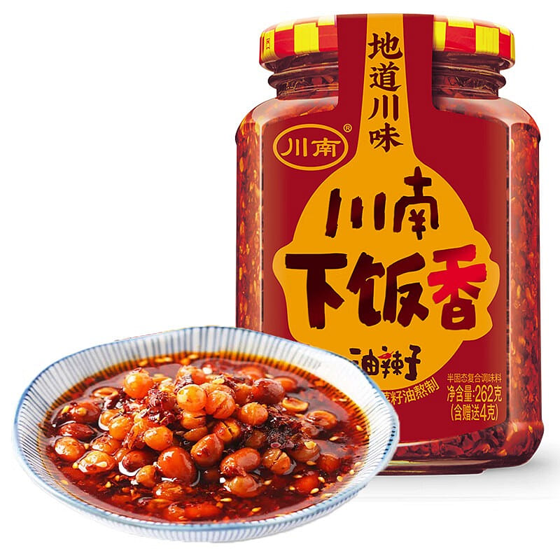 川南下饭香 酱料辣椒酱辣椒油凉拌菜调味料拌饭 262 克