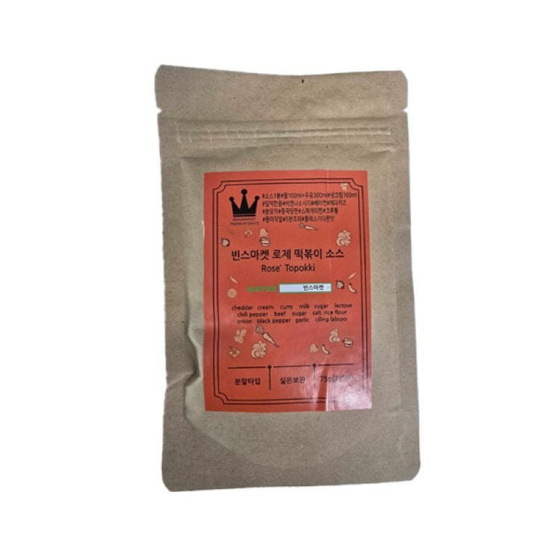 Beans Market Tteokbokki Sauce Rose Cream 75 g