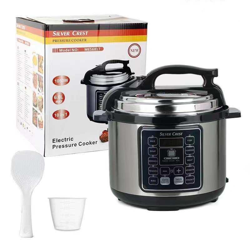 5L Electric Pressure Rice Cooker, Multi Cooker 1 each