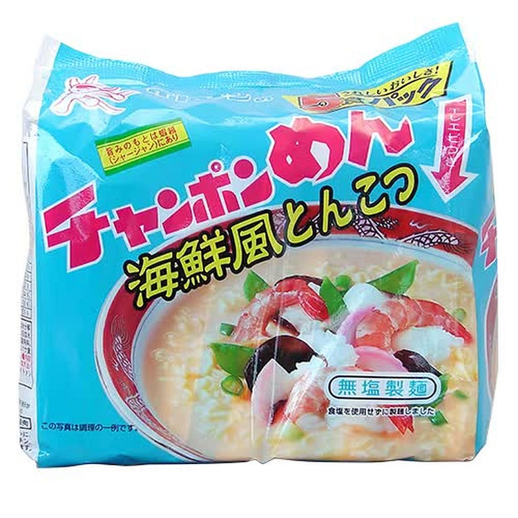 Itomen Champon Tonkotsu Seafood Noodles 450g