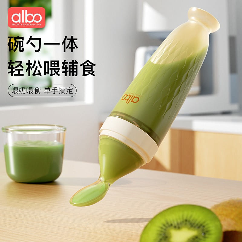 爱乐宝 婴儿米糊勺新生辅食勺标准款(配勺头)一个 1 箱