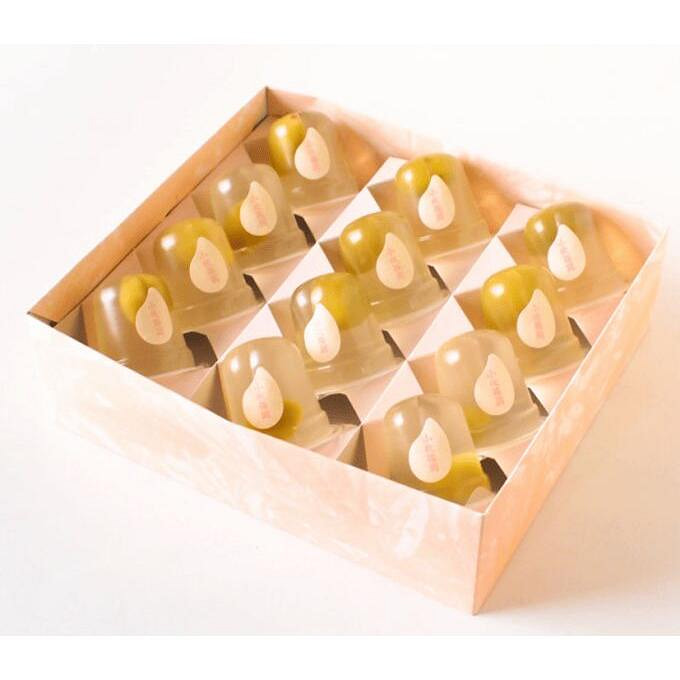 桃花亭 蜂蜜腌桃子果冻 12个 1 盒