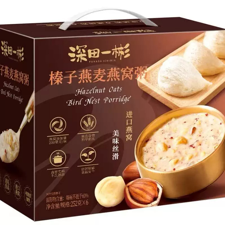 金语榛子燕麦燕窝粥礼盒装1512g 1512 克