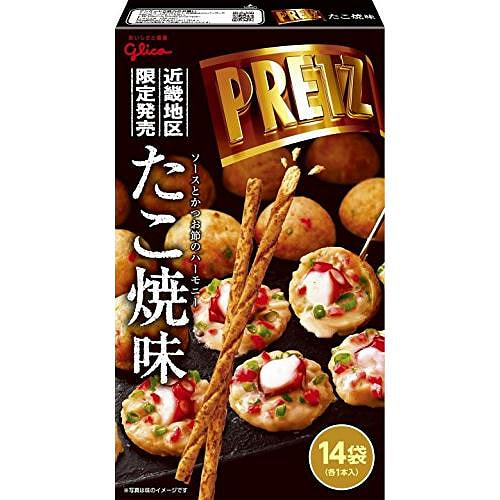 格力高 咸味脆饼干棒 章鱼小丸子味 13袋/盒 1 盒