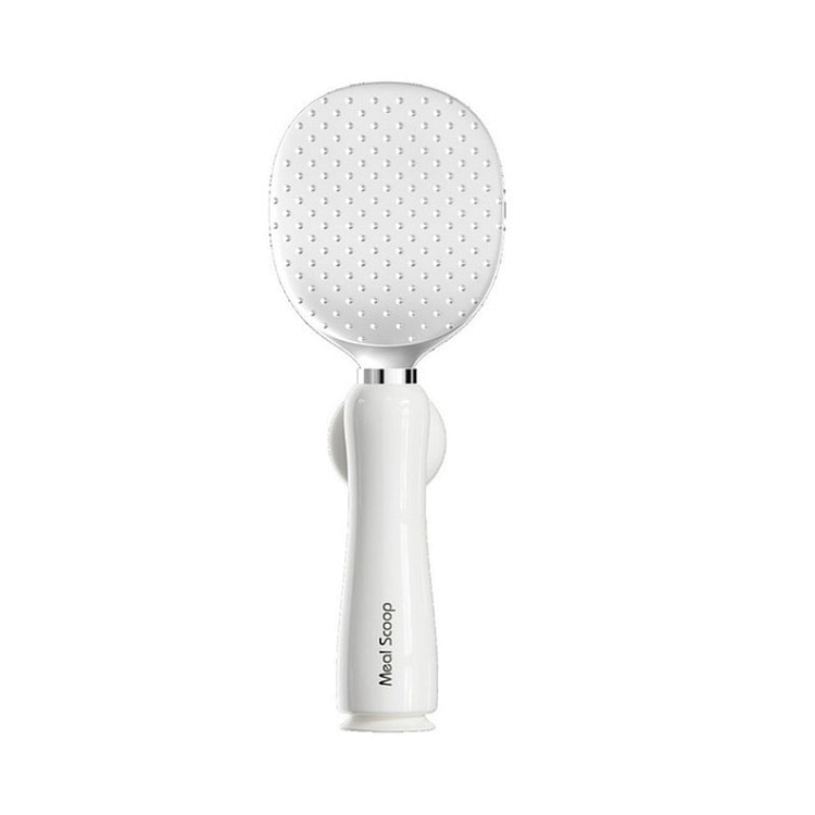 Magnetic Rice Spoon Standable White 1pc