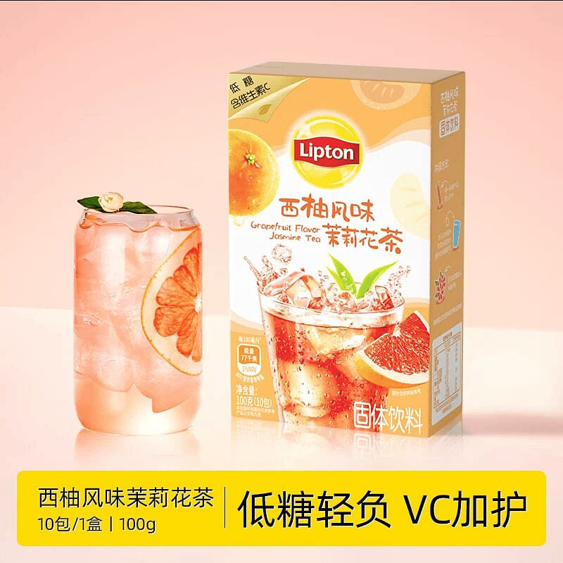 立顿西柚风味茉莉花茶100g 100 克