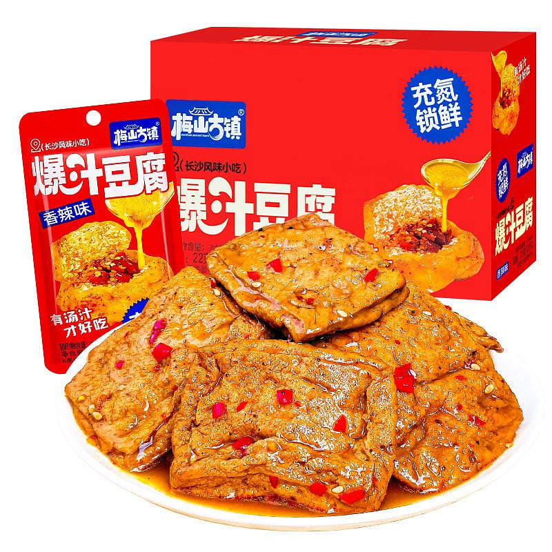 Juicy Tofu Jerky - Spicy Office Snack 440 g