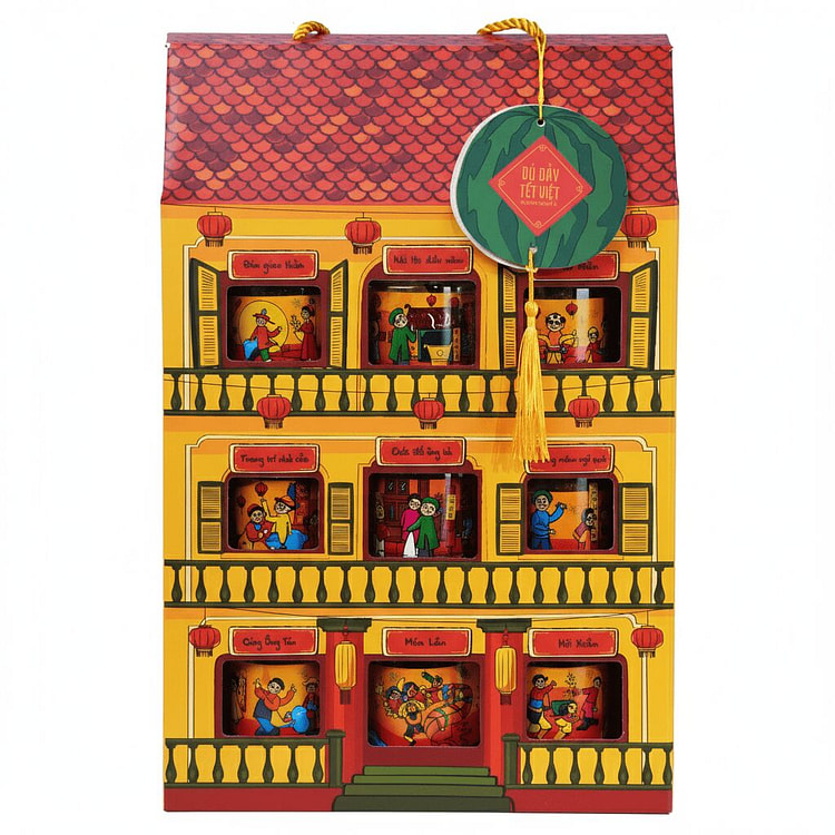 Ikachi Traditional Tet House Gift Set 1360 g