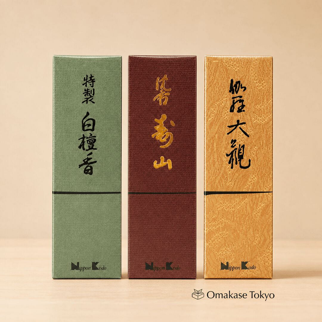 Nippon Kodo Premium Incense Stick Set 3 types 0.37 lb
