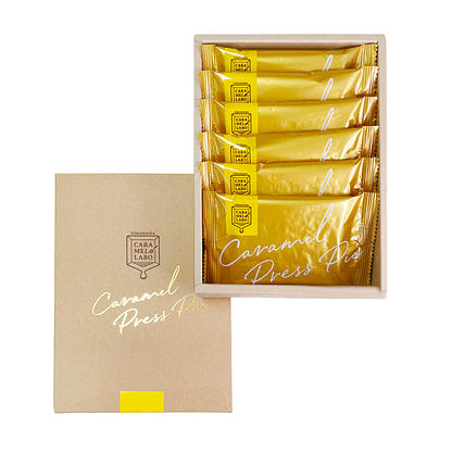 Yokohama Caramel Pressed Pie 6 pcs 1 box