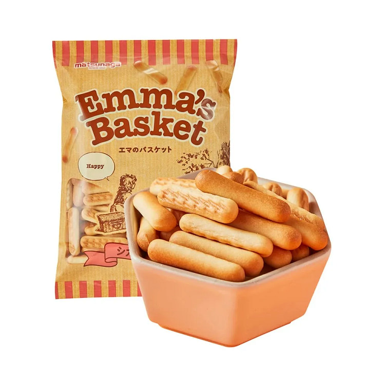 松永 手指形饼干 儿童聚餐饼干酥饼即食 1袋 140 克