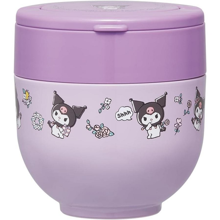 SKATER thermal bowl lunchbox 540ml - Kuromi 1 count