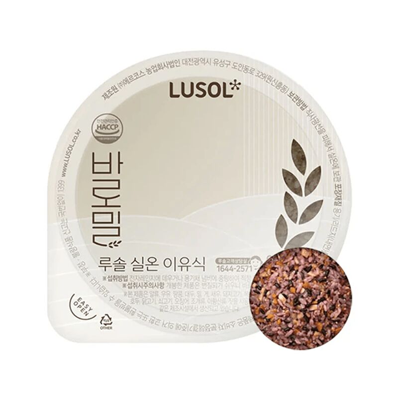 Lusol 第四阶段黑米营养米 120 克