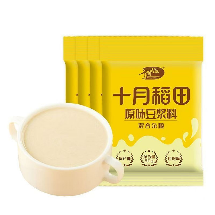 十月稻田 原味豆浆料 80g 80 克