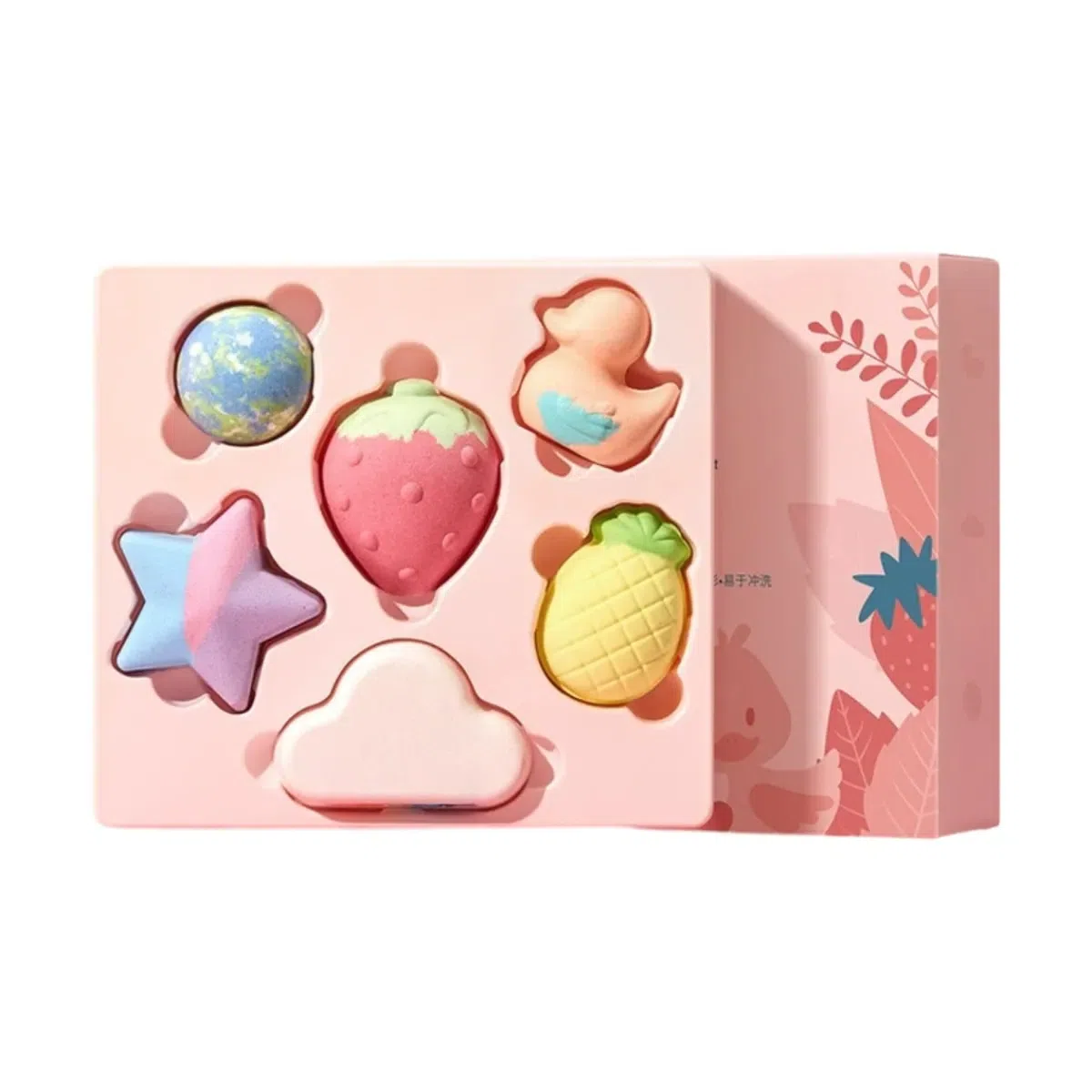 Children’s Bath Balls Cute Bath Balls Cartoon 6Pc 1 each