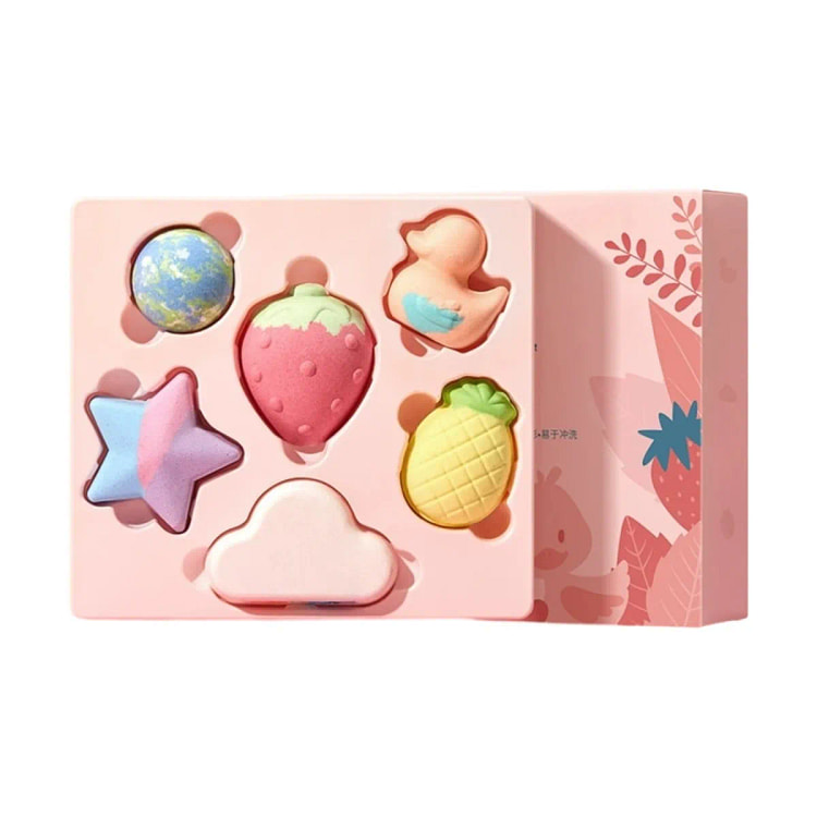 儿童泡澡球 萌趣泡澡球 卡通 软宝宝 浴桶 浴缸 1 份