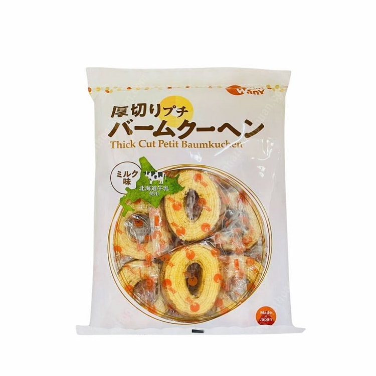 WANY 牧原 厚切年轮小蛋糕 牛奶味 8片
