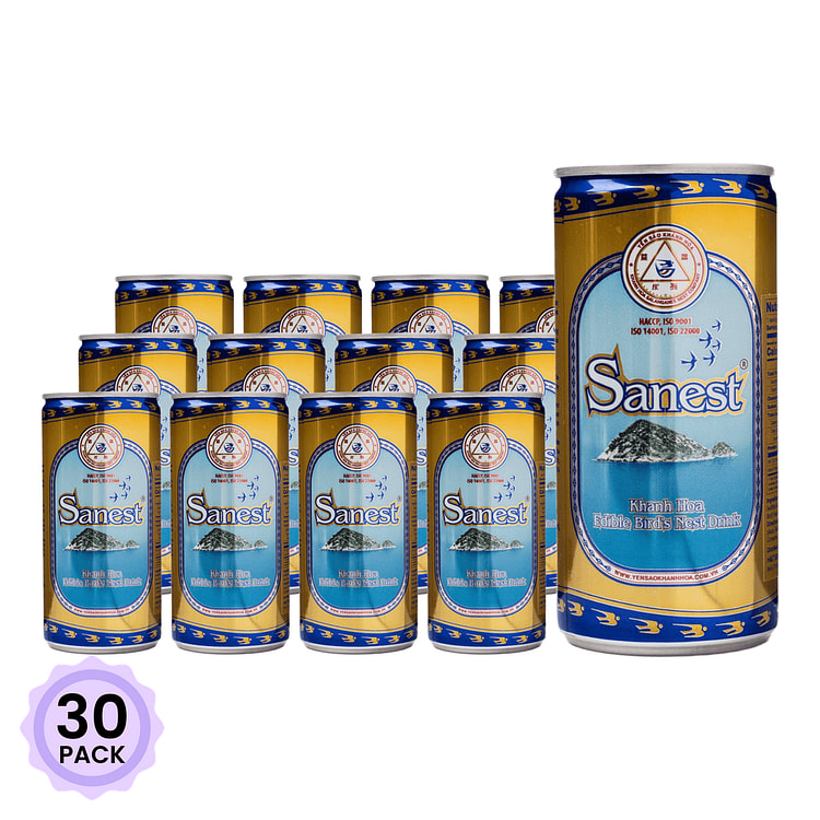 Sanest Khanh Hoa Bird's Nest Drink Can 6.42 fl.oz*30 pack