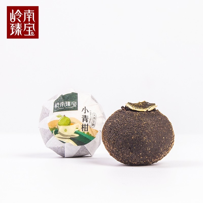 陈皮普洱 新会小青柑陈皮普洱茶低咖啡因零糖低卡50 克- Weee!