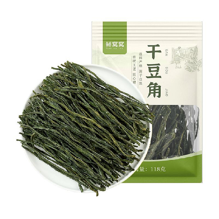 鲜窝窝干豆角嫩缸豆118g*2袋