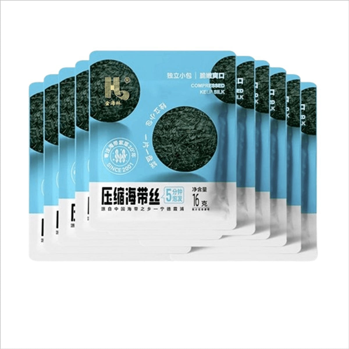 金海林 压缩海带丝 霞浦特产 免洗泡发凉拌10包 160 克