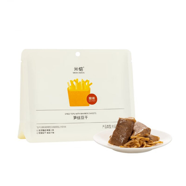 MIDIAN Bamboo Shoot Shredded Tofu Snack (Spicy) 175 g