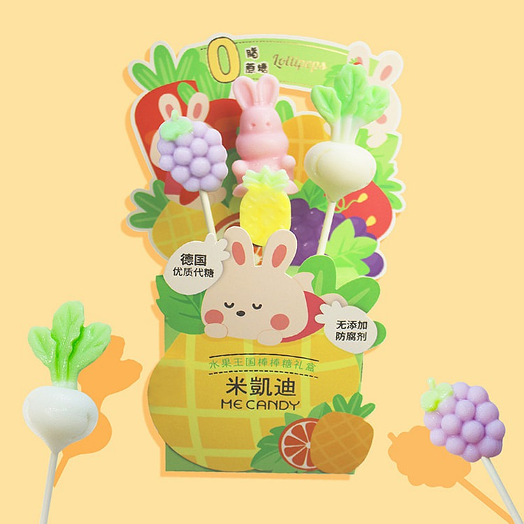 Cady Sugar-free lollipop gift box Fruit gift box