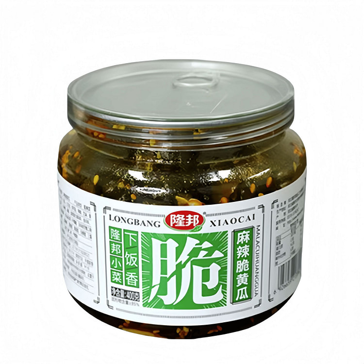 隆邦 麻辣脆黄瓜咸菜酱黄瓜腌制 400g*1罐 400 克