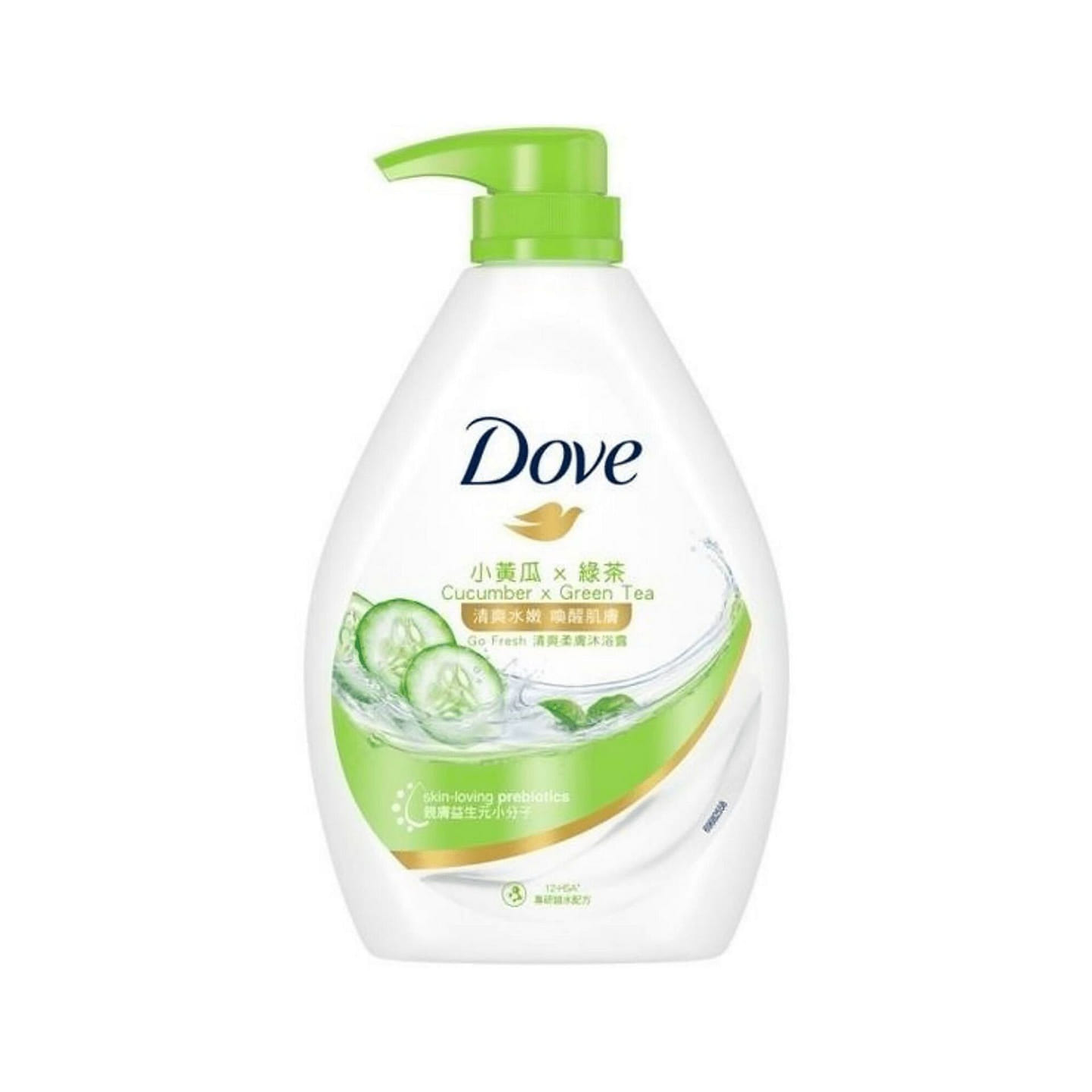 Dove Cucumber Fresh & Hydrating Body Wash 900ml 1 bottle