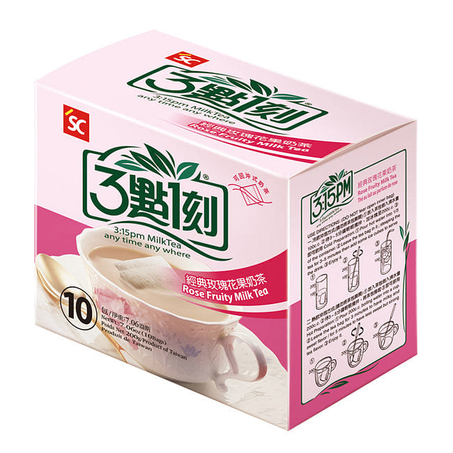 Taiwan [3:15] Rosehip Milk Tea (10pcs) 1 box