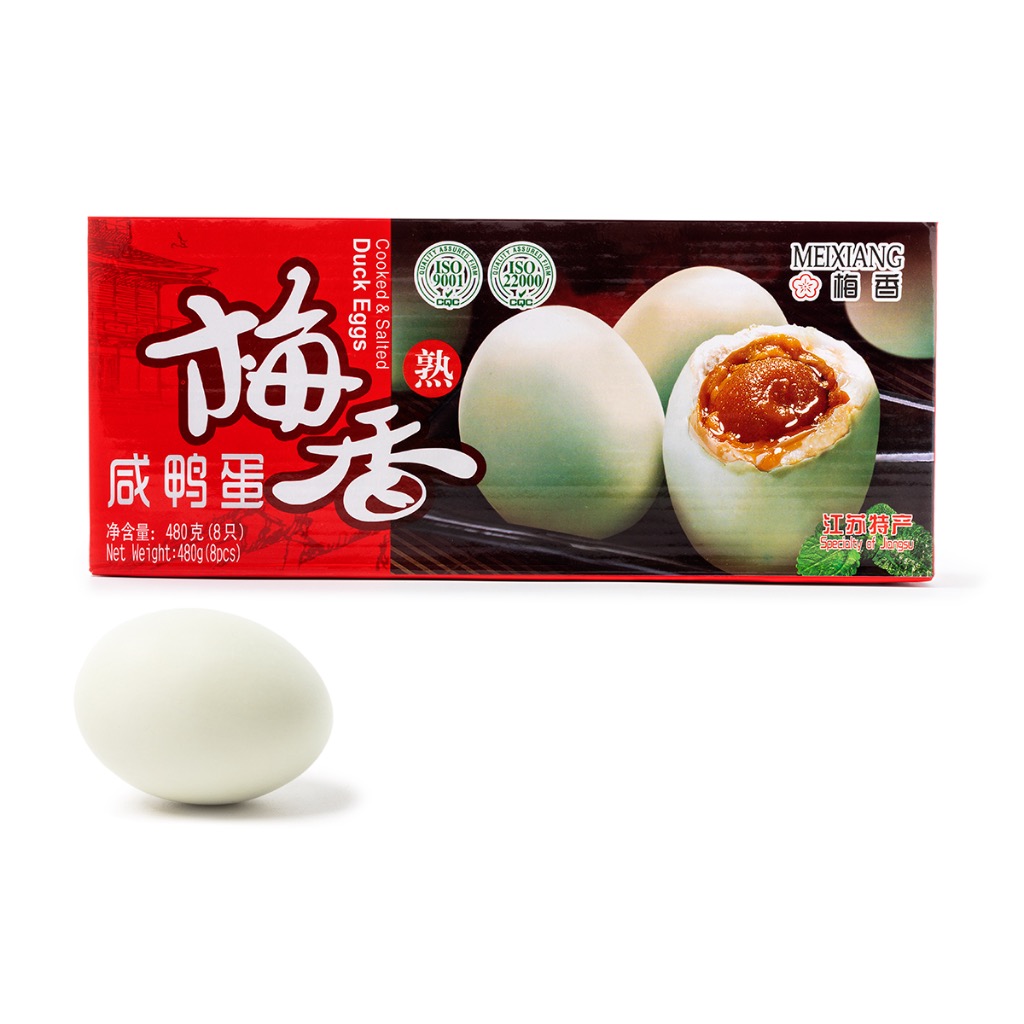 Cooked Salted Duck Egg 8 count